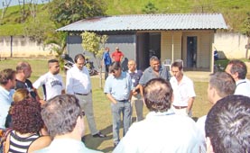 Início da obra da área de lazer da Linha 5 - Lilás