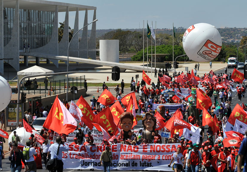 Jornada de Lutas: trabalhadores marcham em Brasília e se mobilizam em todo o país