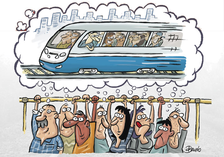 2% do PIB para o transporte público 2% do PIB para o transporte público