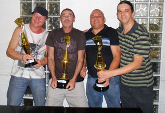 Vencedores do torneio de Truco em Trio