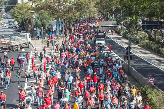 Metroviários participaram de Ato Unificado na quinta-feira (3/7)