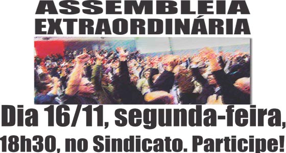 Assembleia: Sobre a retirada do adicional motorista, 16/11, às18h30