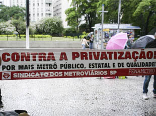 Pesquisa confirma: população rejeita privatizações