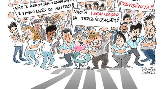 2017: resistir e lutar para garantir nossos direitos!