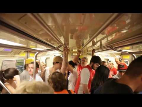Protesto relâmpago em trens no Dia Nacional de Lutas e Paralisações – 25/11/2016