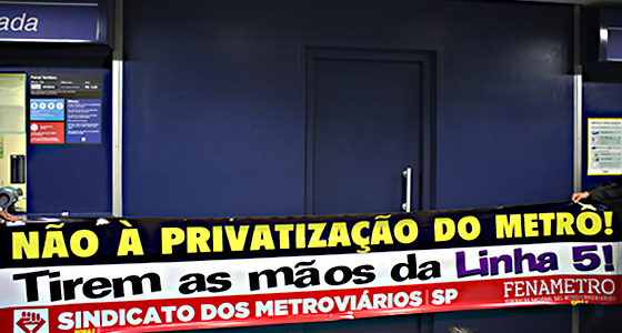 Contra a Privatização da L5: GREVE de 24 horas no dia 18/1!