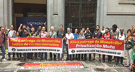 Leilão confirma denúncia do Sindicato: CCR leva a L-15