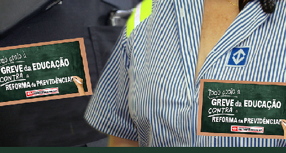 Sindicato repudia advertências verbais pelo uso de adesivos
