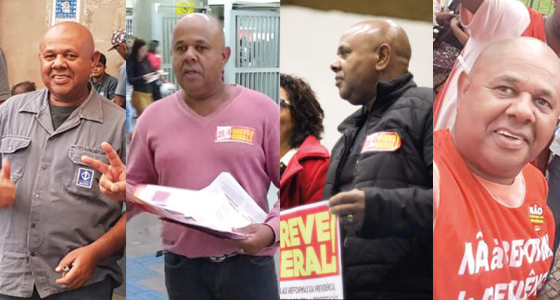 Faleceu o metroviário e diretor do Sindicato Armandinho, vítima da Covid-19