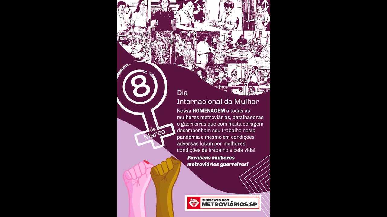 8 de março: Dia de Luta das Mulheres