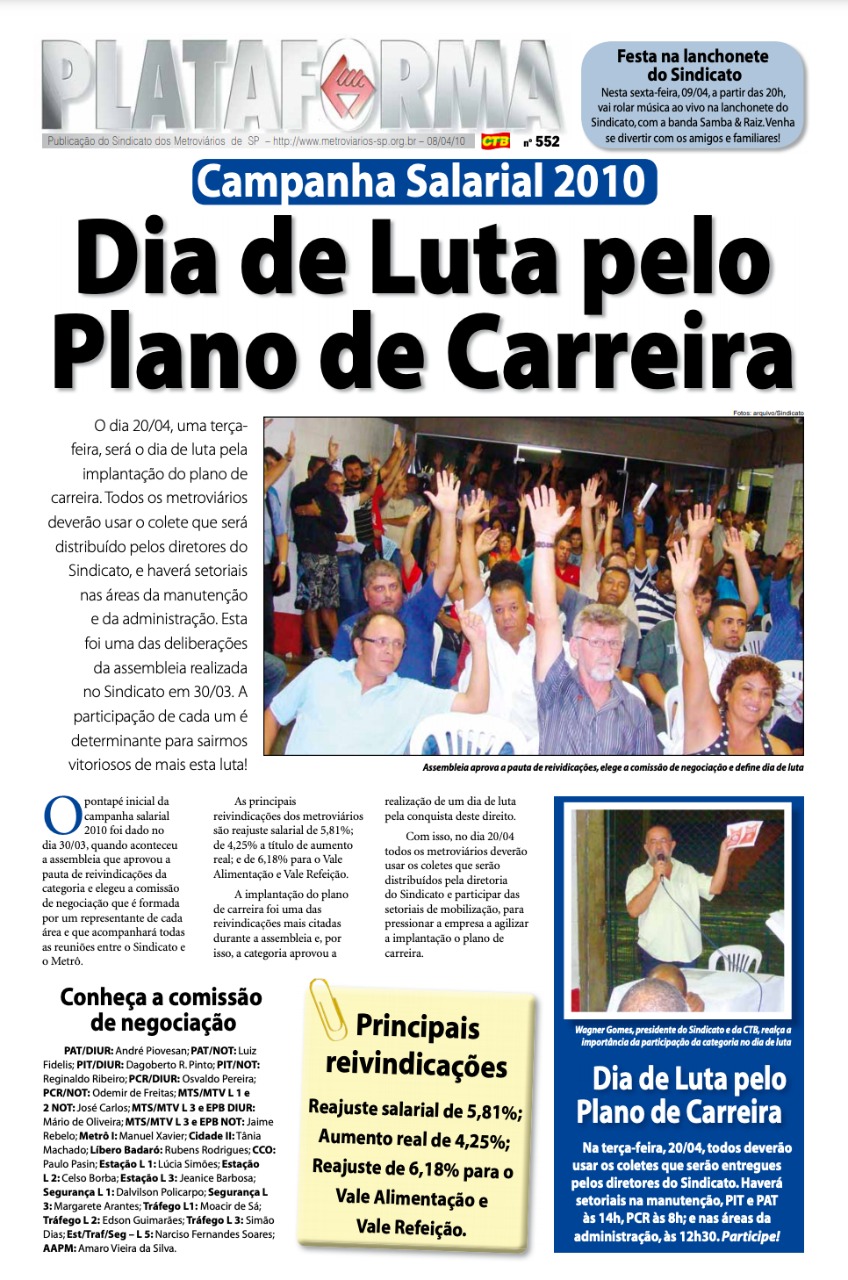 Plataforma, 552 – 08/04/2010