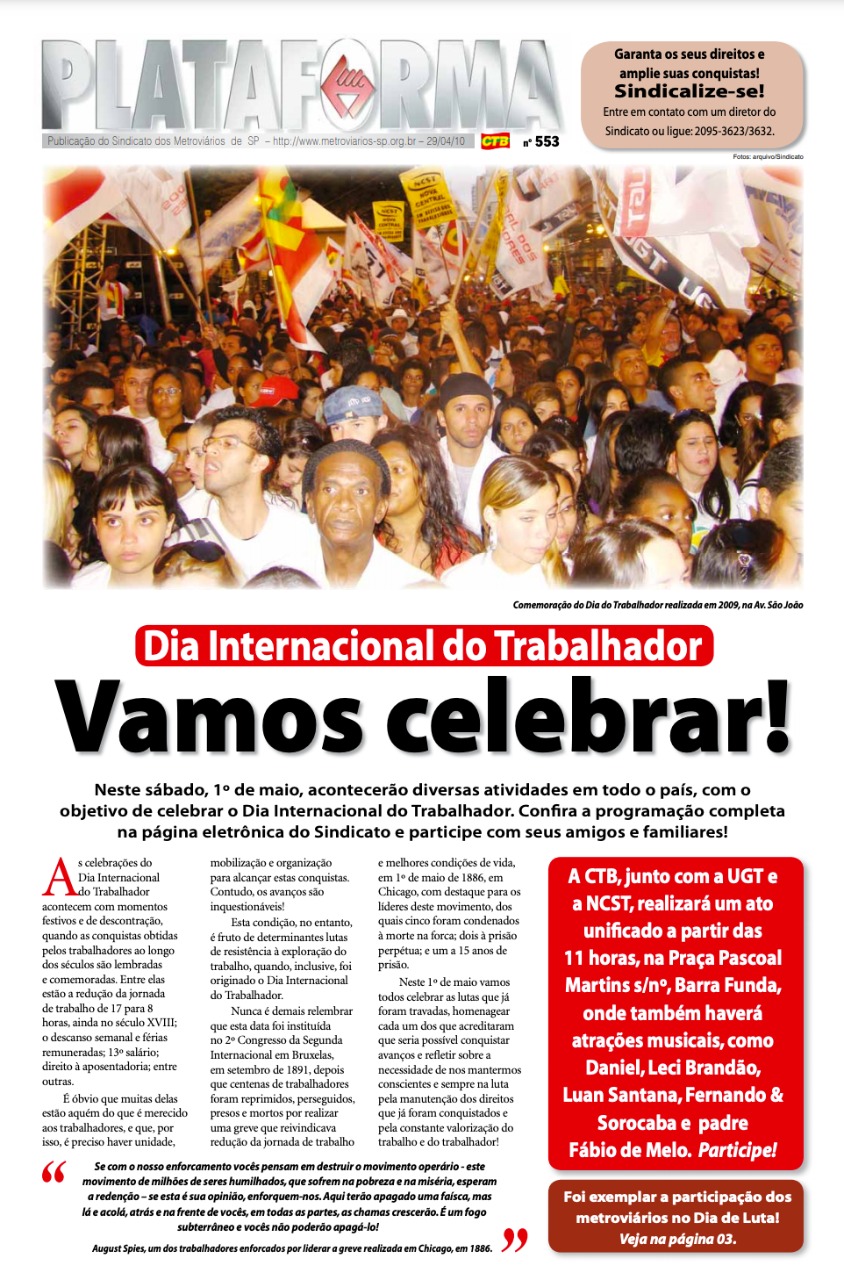 Plataforma, 553 – 29/04/2010