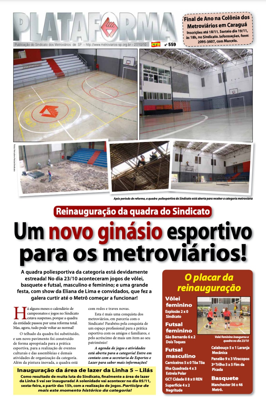 Plataforma, 559 – 27/10/2010