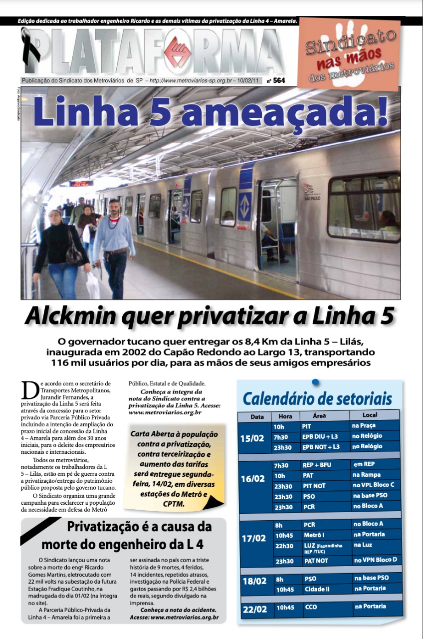 Plataforma, 564 – 10/02/2011