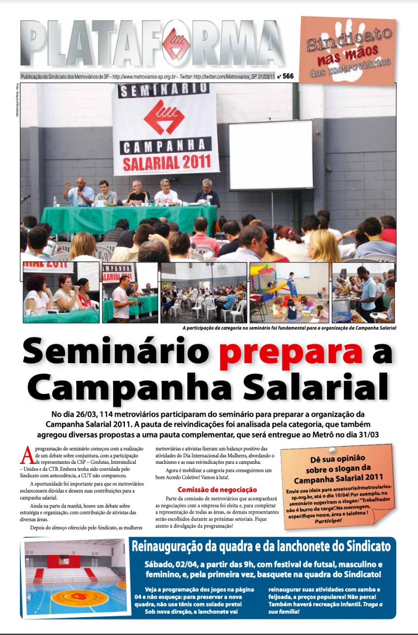 Plataforma, 566 – 31/03/2011