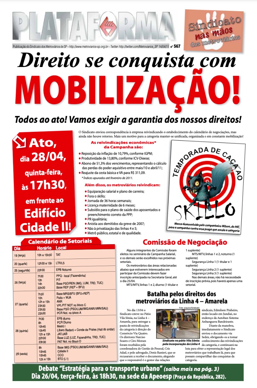 Plataforma, 567 – 14/04/2011