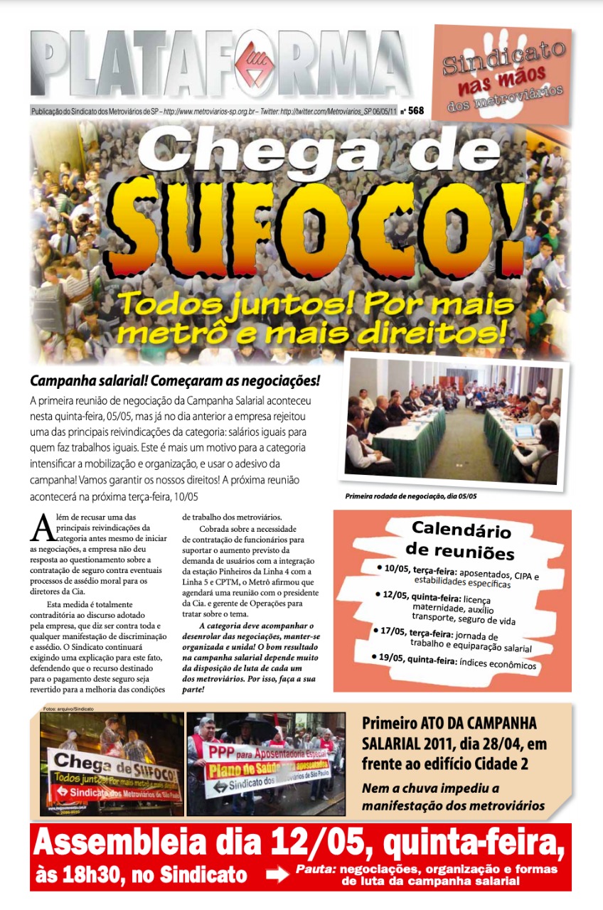 Plataforma, 568 – 06/05/2011