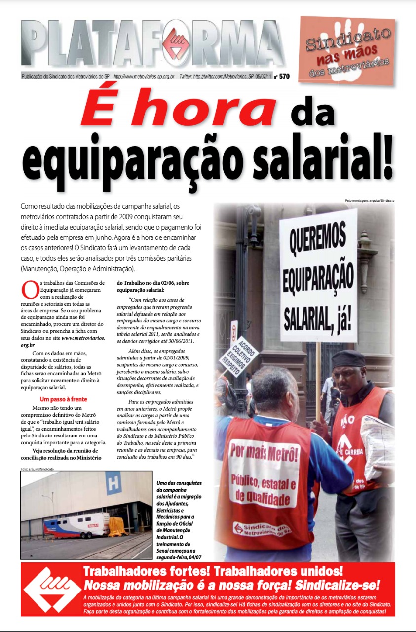 Plataforma, 570 – 05/07/2011