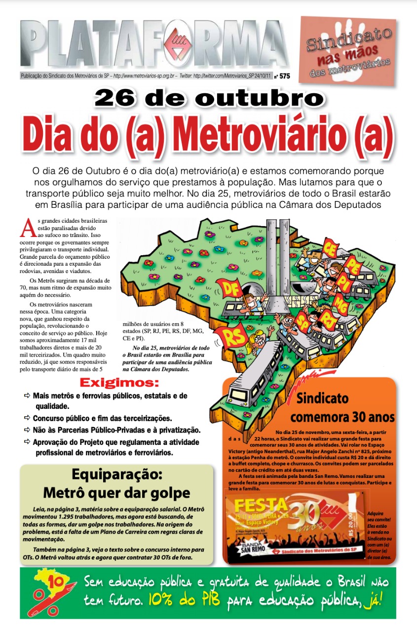 Plataforma, 575 – 24/10/2011