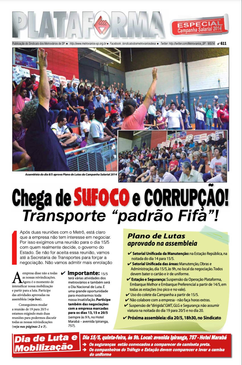 Plataforma, 611 – 09/05/2014