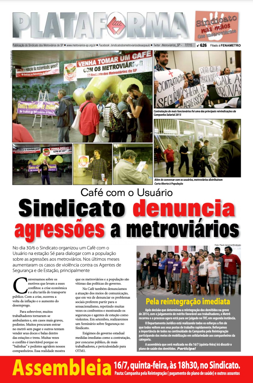 Plataforma, 626 – 07/07/2015
