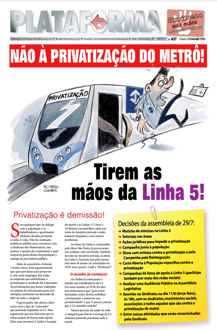 Plataforma, 627 – 30/07/2015