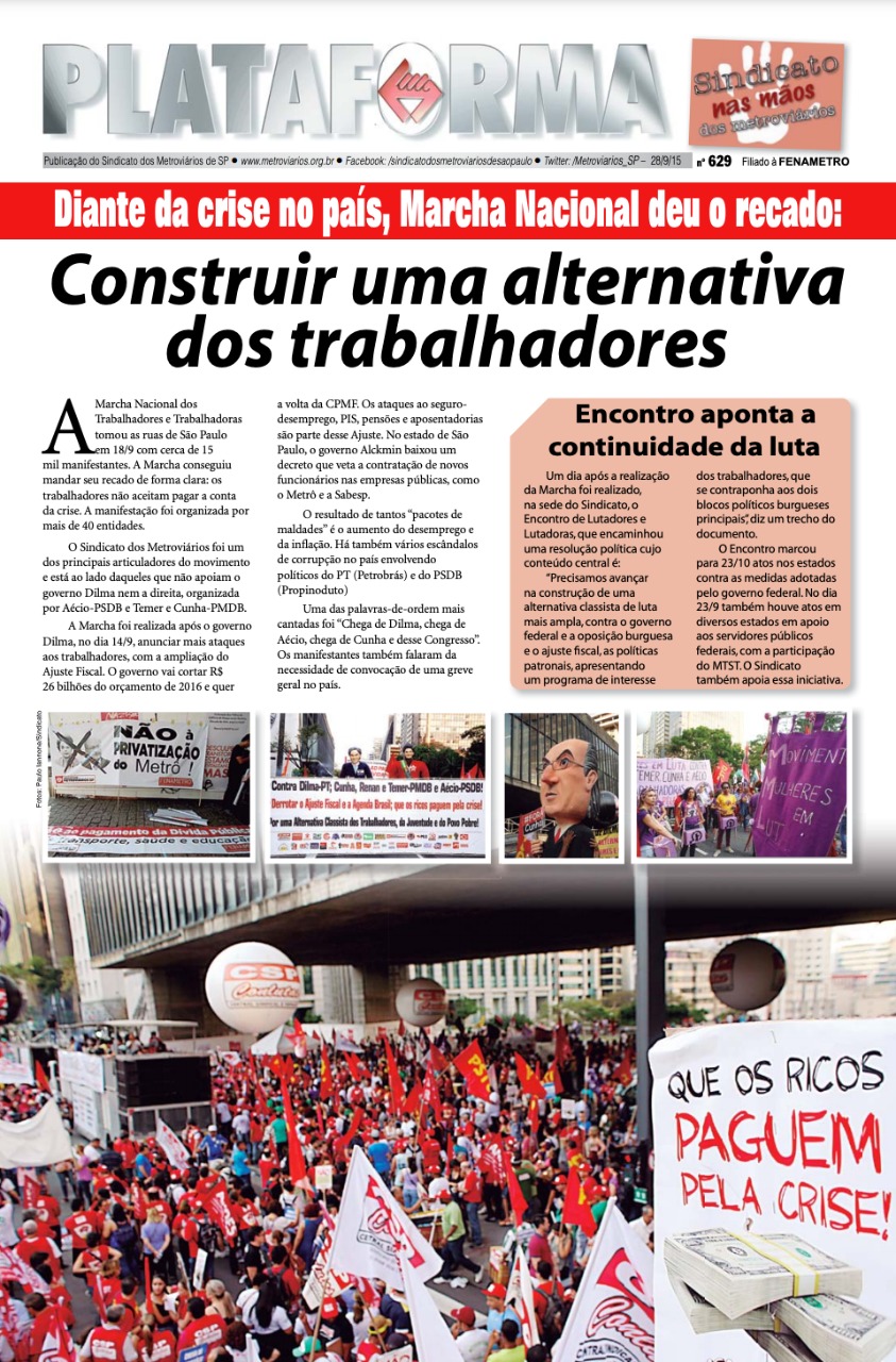 Plataforma, 629 – 29/09/2015