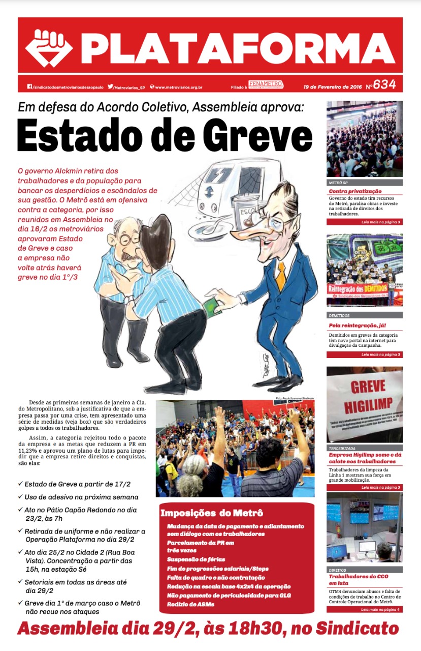 Plataforma, 634 – 19/02/2016