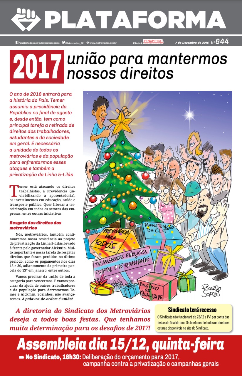 Plataforma, 644 – 07/12/2016