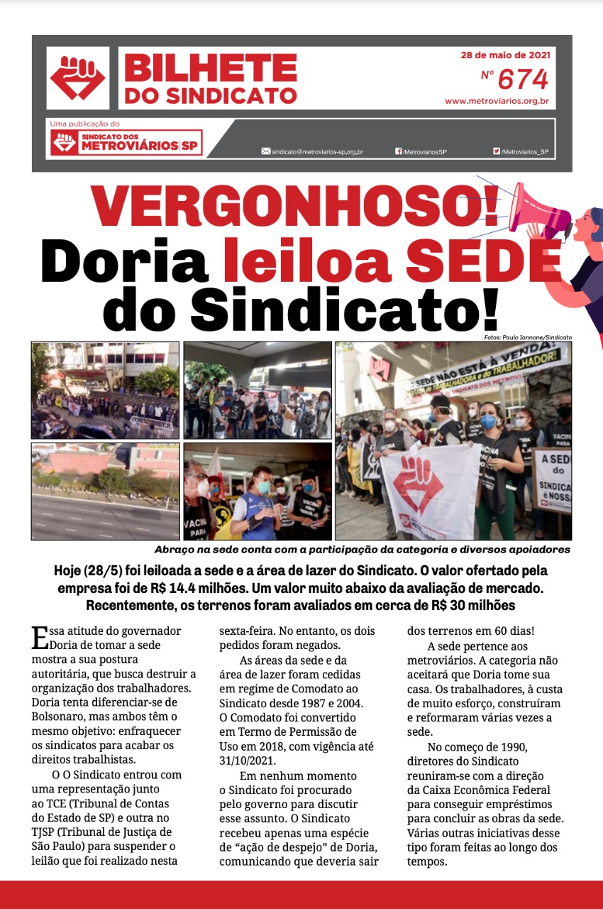 Bilhete nº 674 – 28/05/2021