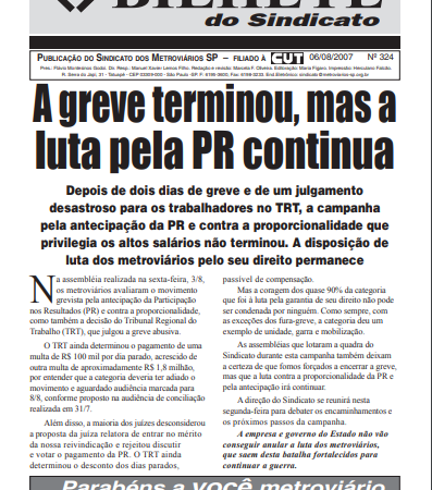 Bilhete nº 324 – 06/08/2007