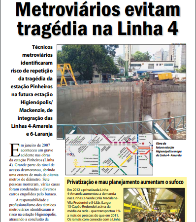 Carta Aberta à População – 18/03/2013