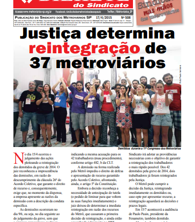 Bilhete nº 508 – 17/04/2015