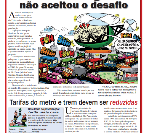 Informe Publicitário – Metrô News – 31/5/2012