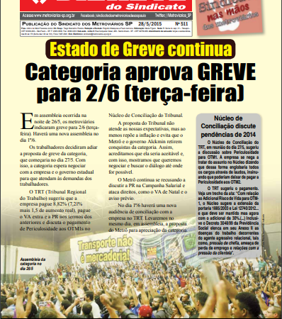 Bilhete nº 511 – 28/05/2015