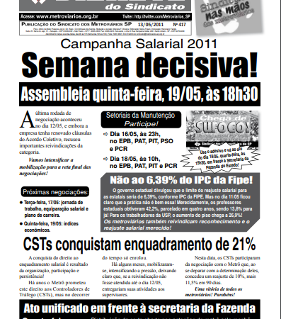 Bilhete nº 417 – 13/05/2011