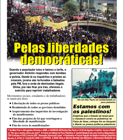 Carta Aberta à População – 30/07/2014
