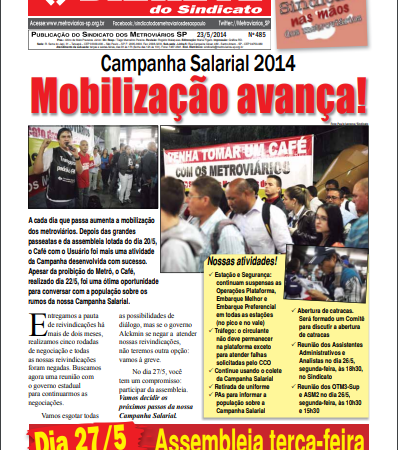 Bilhete nº 485 – 23/05/2014