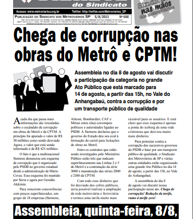 Bilhete nº 466 – 05/08/2013