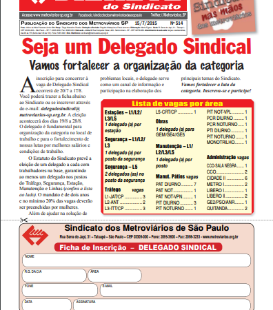 Bilhete nº 514 – 15/07/2015