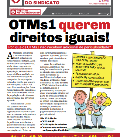 Bilhete OTM – Junho/2018