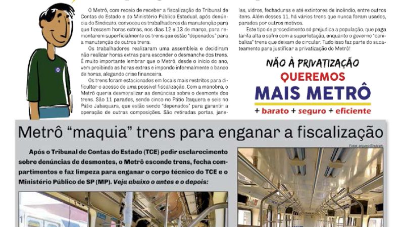 Informe Publicitário – Metrô News 15/03/2016