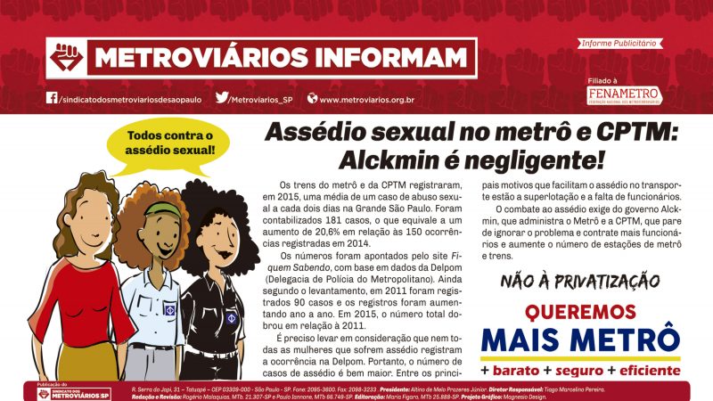 Informe Publicitário – Metrô News 22/03/2016