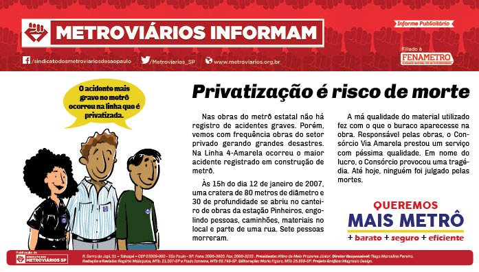 Informe Publicitário – Metrô News 10/05/2016