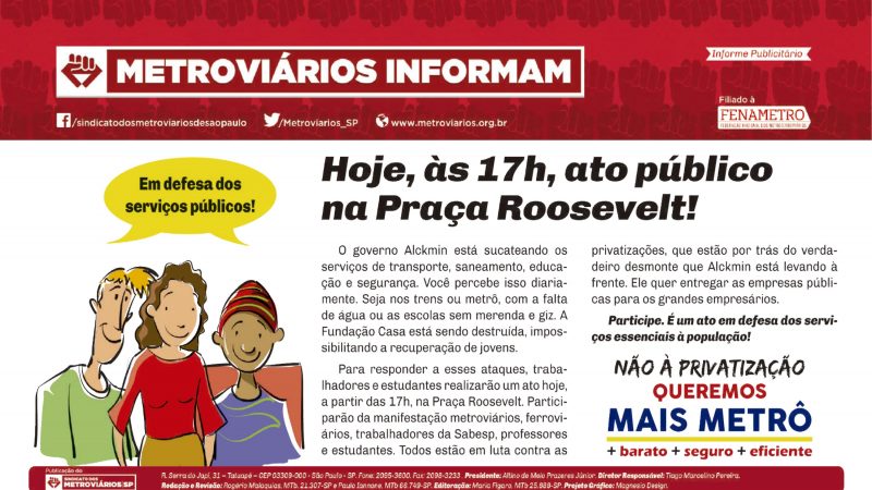 Informe Publicitário – Metrô News 24/05/2016