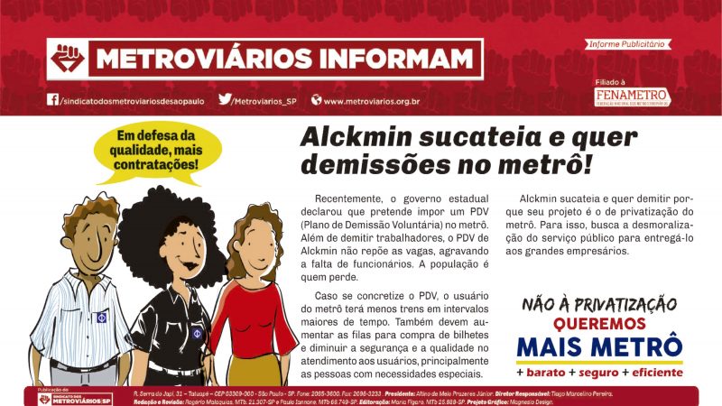 Informe Publicitário – Metrô News 03/06/2016