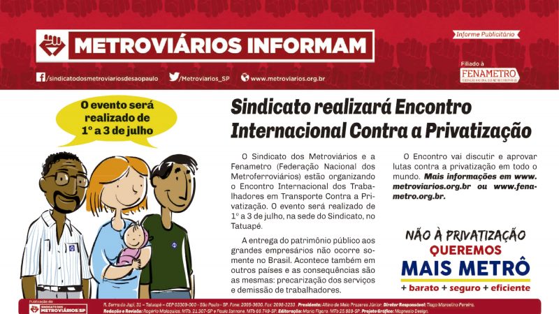 Informe Publicitário – Metrô News 21/06/2016