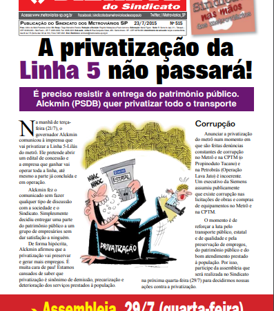 Bilhete nº 515 – 23/07/2015