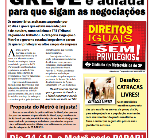 Informe Publicitário – Metrô News – 9/10/2012