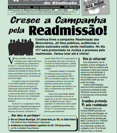 Bilhete nº 491 – 16/07/2014